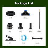 DS BD Drip Irrigation System 25m AutomaticGarden Watering Misting Kit 360 Degree