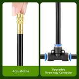 DS BD Drip Irrigation System 25m AutomaticGarden Watering Misting Kit 360 Degree