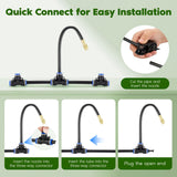 DS BD Drip Irrigation System 25m AutomaticGarden Watering Misting Kit 360 Degree