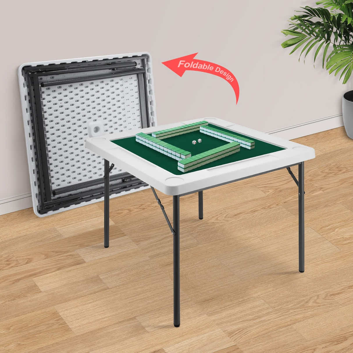 DS BD Mahjong Card Table Folding Majiang Poker Game BoardBlackjack Domino Gaming