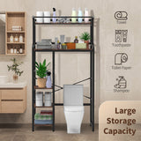 DS BD 5 Tier Shelf Laundry Storage Rack Over Above Toilet Washing Machine