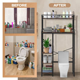 DS BD 5 Tier Shelf Laundry Storage Rack Over Above Toilet Washing Machine