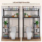 DS BD 5 Tier Shelf Laundry Storage Rack Over Above Toilet Washing Machine