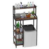 DS BD 5 Tier Shelf Laundry Storage Rack Over Above Toilet Washing Machine