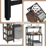 DS BD 5 Tier Shelf Laundry Storage Rack Over Above Toilet Washing Machine