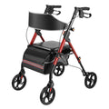 DS BD Rollator Walker Seat 4 Wheel Seniors Elderly Lightweight Walking Mobility