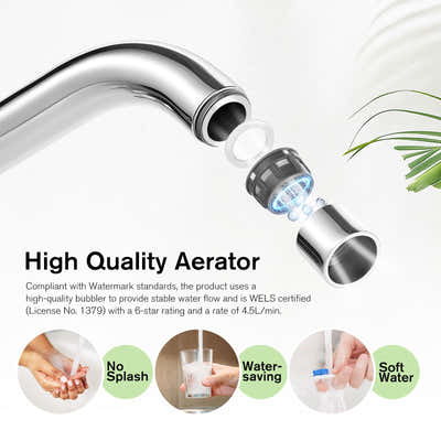 DS BD 86H63-CHR WELS 6 Star 4.5 litres/Minute WELS Registration T36807 Mixer Tap