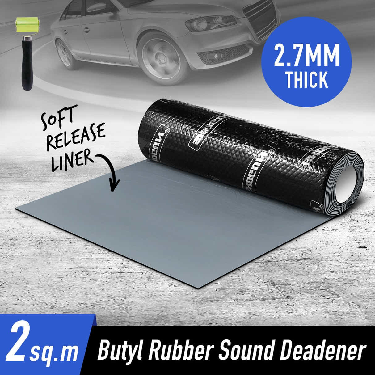 DS BD Butyl Sound Deadener Car Deadening Mat Audio Noise Insulation Automotive