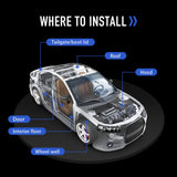 DS BD Butyl Sound Deadener Car Deadening Mat Audio Noise Insulation Automotive