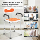 DS BD Shower Chair Bath Tub Seat Stool Toilet Bathroom Bedside Mobility Raised