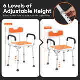 DS BD Shower Chair Bath Tub Seat Stool Toilet Bathroom Bedside Mobility Raised