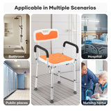 DS BD Shower Chair Bath Tub Seat Stool Toilet Bathroom Bedside Mobility Raised