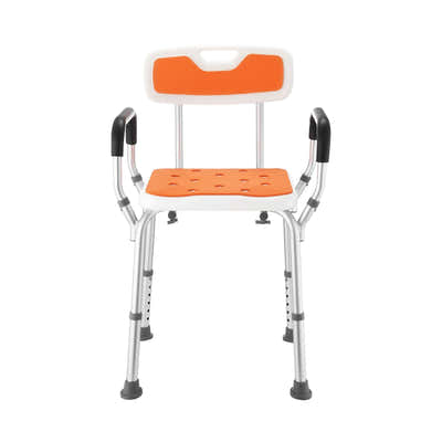 DS BD Shower Chair Bath Tub Seat Stool Toilet Bathroom Bedside Mobility Raised