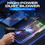 DS BD Electric Air Duster Blower Mini Cleaner Inflator Handheld CordlessCompress