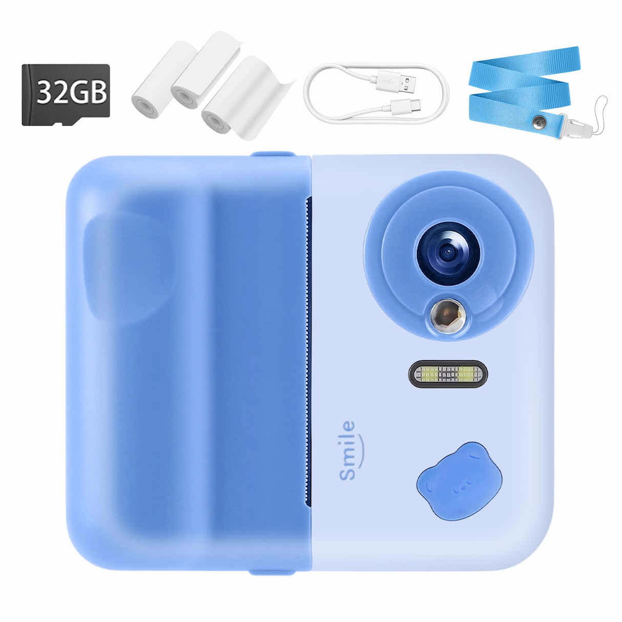 DS BD Kids Instant Camera Selfie ChildrenEducational Toys 1080P HD Digital Video