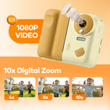 DS BD Mini Digital Instant Camera 1080P HD Video Selfie Photo Print Childrens