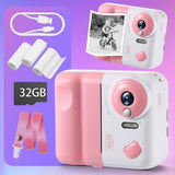 DS BD Kids Instant Camera Compact Digital 1080P HD Video Selfie Photo Print Play
