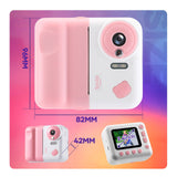 DS BD Kids Instant Camera Compact Digital 1080P HD Video Selfie Photo Print Play