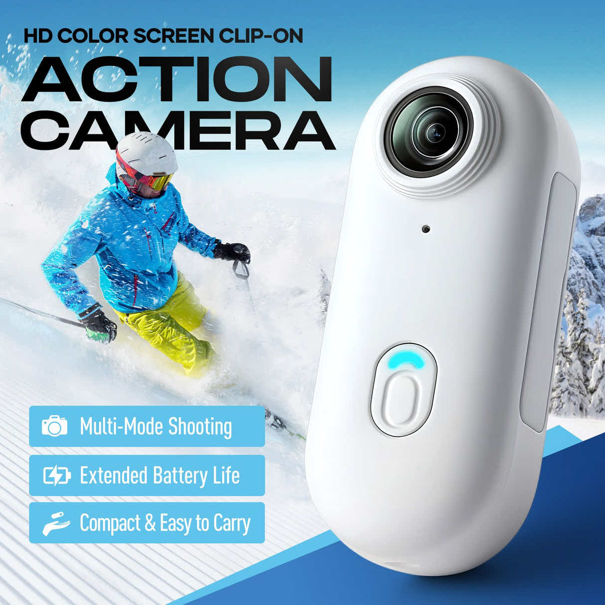 DS BD Mini Action Body Camera WiFi Digital 1080P Video Recorder Waterproof