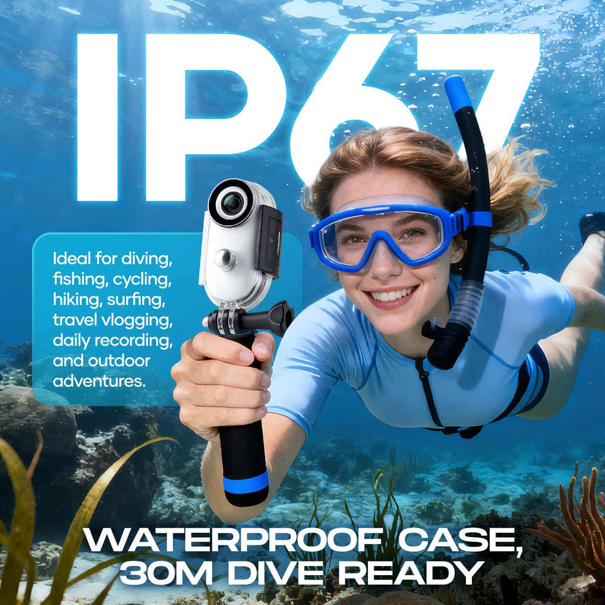 DS BD Mini Action Body Camera WiFi Digital 1080P Video Recorder Waterproof