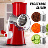 DS BD 3in1 Vegetable Slicer Rotary Food Potato Mandoline Cheese Grater DrumFruit