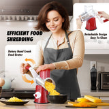 DS BD 3in1 Vegetable Slicer Rotary Food Potato Mandoline Cheese Grater DrumFruit