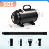 DS BD Dog Hair Dryer Vacuum Pet Cat Grooming Kit 4 Nozzles Hairdryer Blower Blow