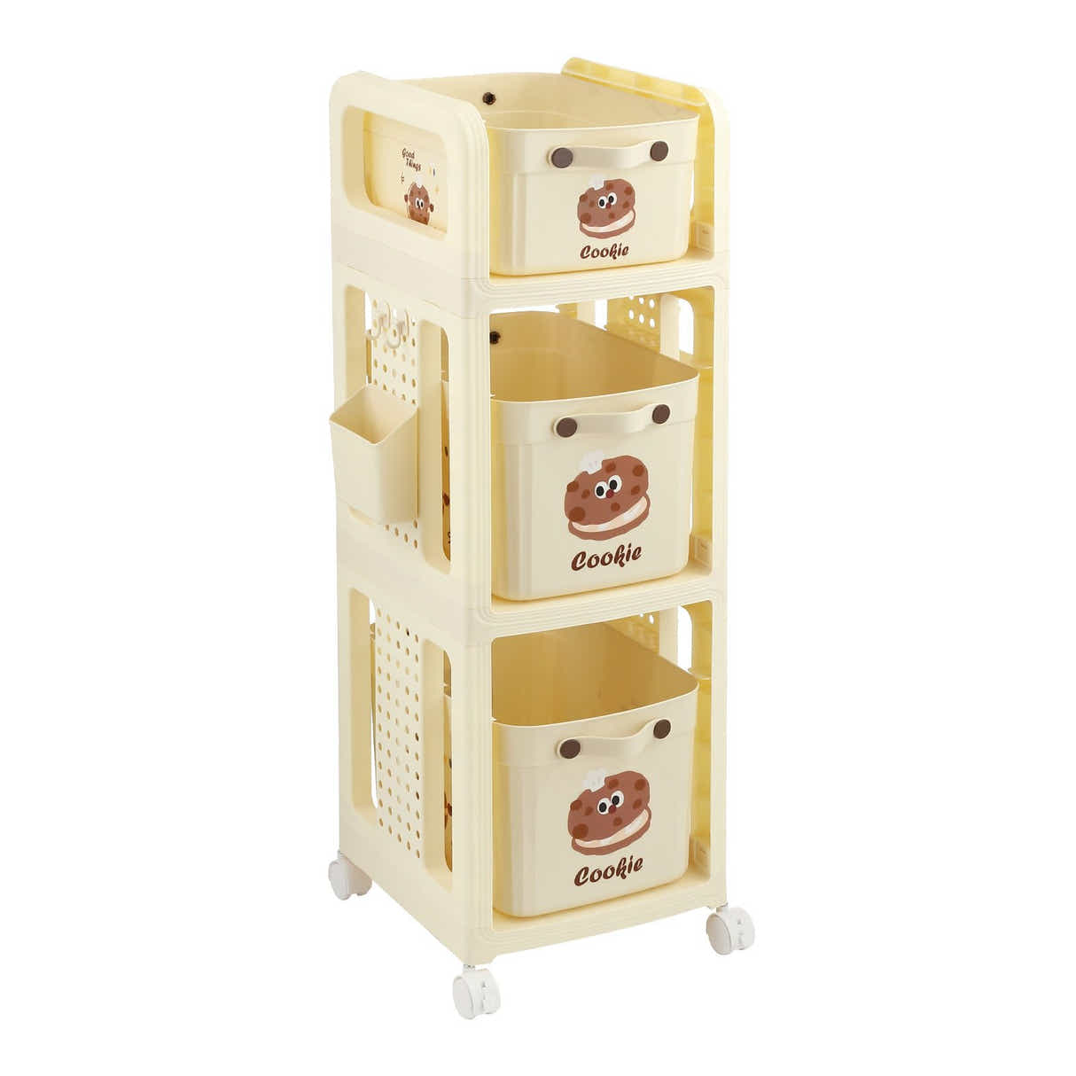 DS BD Kids Bookshelf Toy Storage Box Bin Drawers Bookcase Montessori Shelf Rack