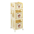 DS BD Kids Bookshelf Toy Storage Box Bin Drawers Bookcase Montessori Shelf Rack