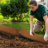 DS BD 6pcs Garden Edging Set Lawn Landscape Border Plant Grass Flower Bed Raised