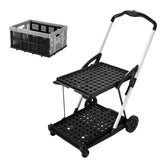 DS BD Folding Trolley Cart Push Dolly Collapsible Hand Truck Utility Shopping