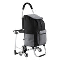 DS BD Shopping Cart Folding Trolley Dolly Grocery Bag Stair Climbing Wheels
