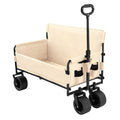 DS BD Foldable Beach Trolley Cart Wagon Utility Trailer Garden Picnic Camping
