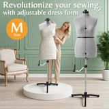 DS BD Female Mannequin Dressmaker Sewing Dummy Model Manikin Dress Form Pinnable