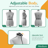 DS BD Female Mannequin Dressmaker Sewing Dummy Model Manikin Dress Form Pinnable
