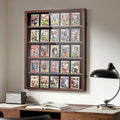 DS BD Sports Card Display Holder Graded Case Wall Mounted Cabinet NBA Basketball