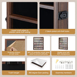 DS BD Sports Card Display Holder Graded Case Wall Mounted Cabinet NBA Basketball