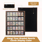 DS BD Sports Card Display Holder Graded Case Wall Mounted Cabinet NBA Basketball