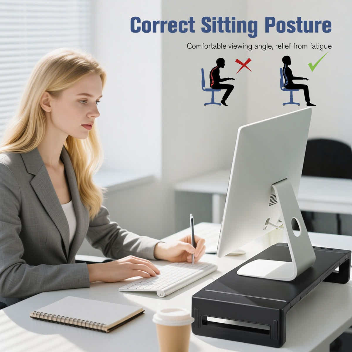 DS BD PC Monitor Laptop Stand Adjustable Folding USB 3.0 2.0 Charging Station