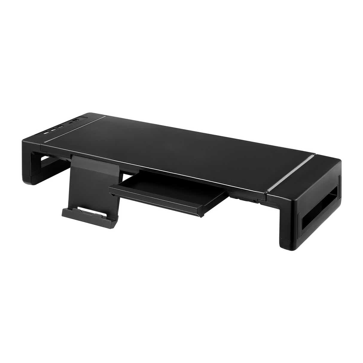 DS BD PC Monitor Laptop Stand Adjustable Folding USB 3.0 2.0 Charging Station
