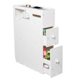 DS BS Slide-Out Bathroom Toilet Floor Cabinet