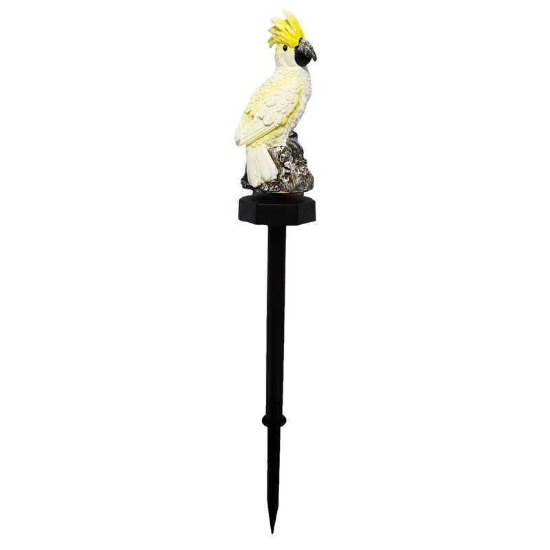 DS BS Outdoor Garden Parrot Bird Solar LED Decor Light-Yellow
