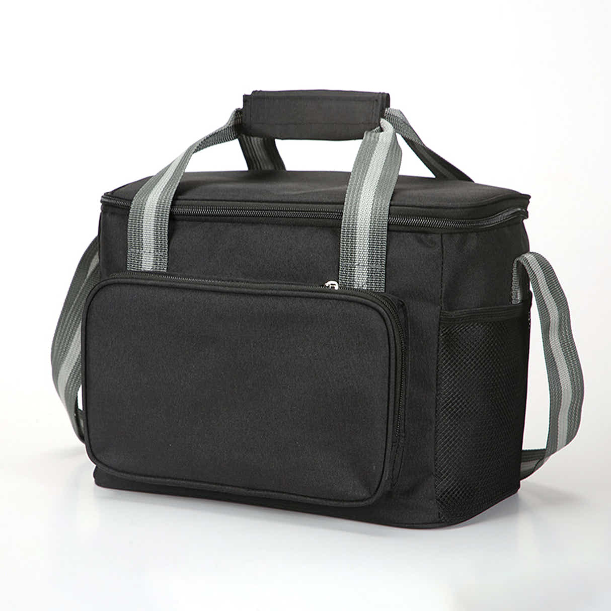 DS BS 14L Large Capacity Insulated Cooler Leakproof Tote Bag-Black