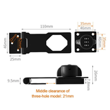 DS BS Keyless Anti-Theft Household Cabinet Password Hasp Lock