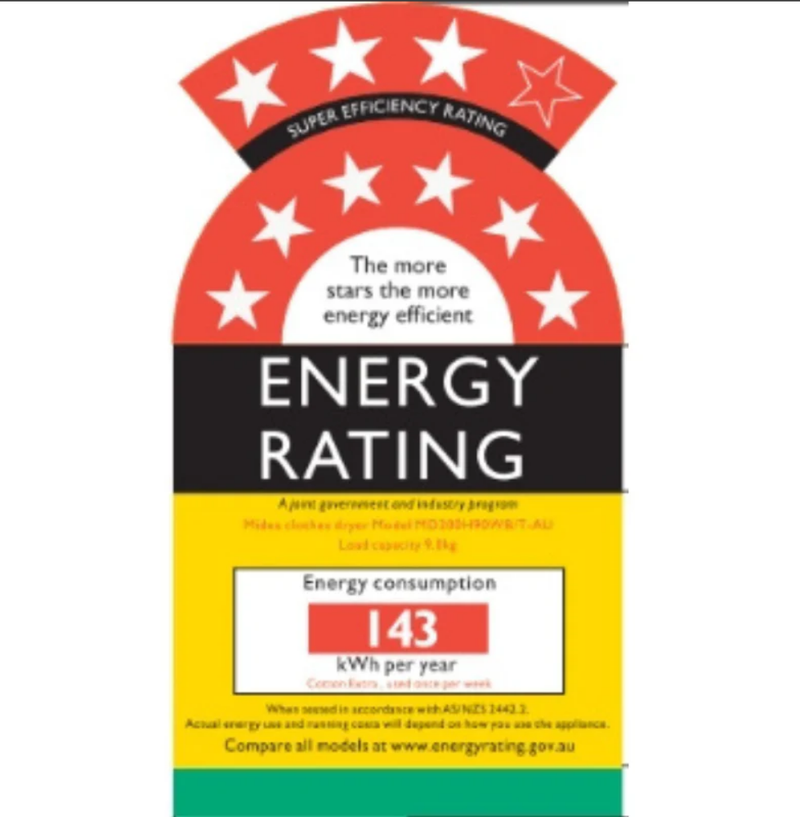 T Midea 9KG Heat Pump Tumble Dryer - Smart Control - Black Color