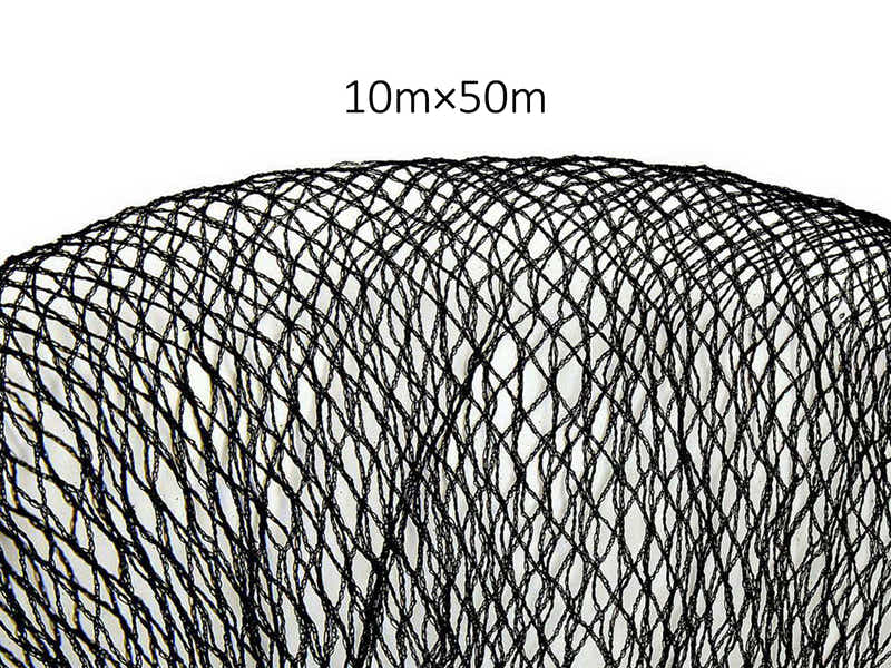 18gsm Anti-Bird Netting Black - 10m x 50m