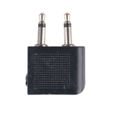 DS PB Airplane Headphone Adapter Dual Mono 3.5mm Male to 3.5mm Female Adapter
