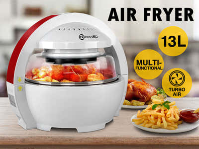 Novello Air Fryer 13L - White & Red