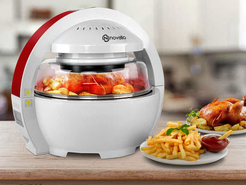 Novello Air Fryer 13L - White & Red