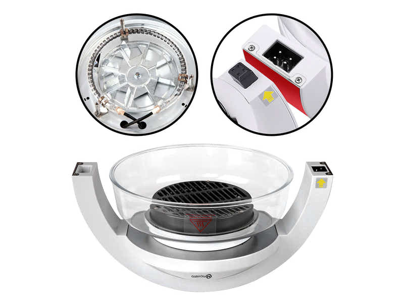 Novello Air Fryer 13L - White & Red